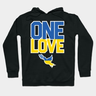 ONE LOVE PEACE UKRAINE Hoodie